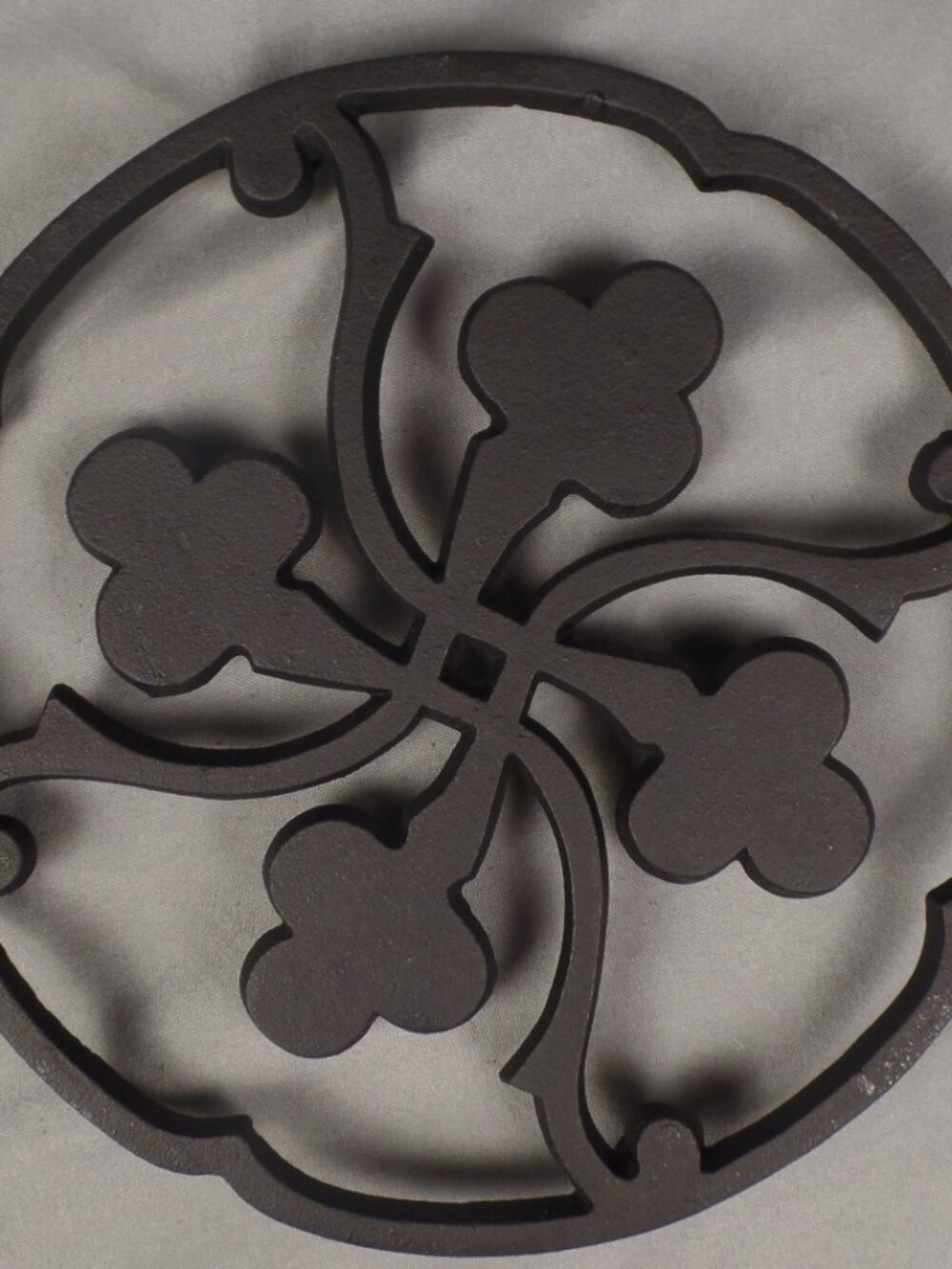 Dansk Cast Iron 7.5" Trivet Gunnar Cyren Design Style #09653 Very Good Condition